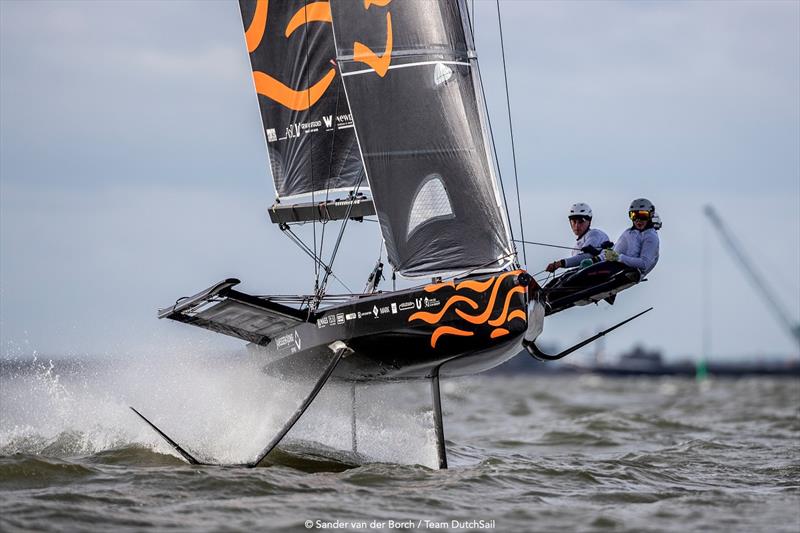 Team DutchSail - Janssen de Jong earlier this month training in the Netherlands photo copyright Sander van der Borch / Team DutchSail taken at  and featuring the Persico 69F class