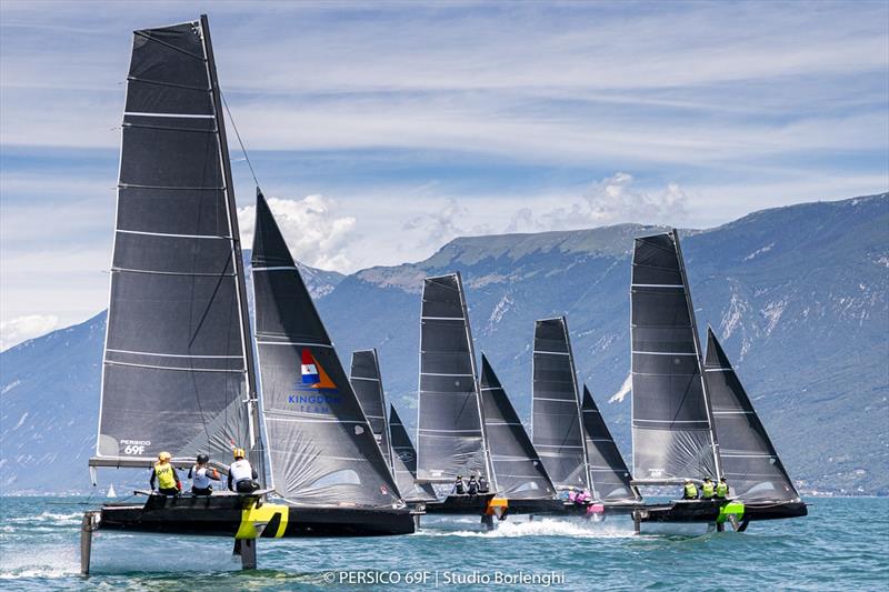 Liberty Bitcoin Youth Foiling World Cup photo copyright Persico 69F / Studio Borlenghi taken at Royal Hong Kong Yacht Club and featuring the Persico 69F class