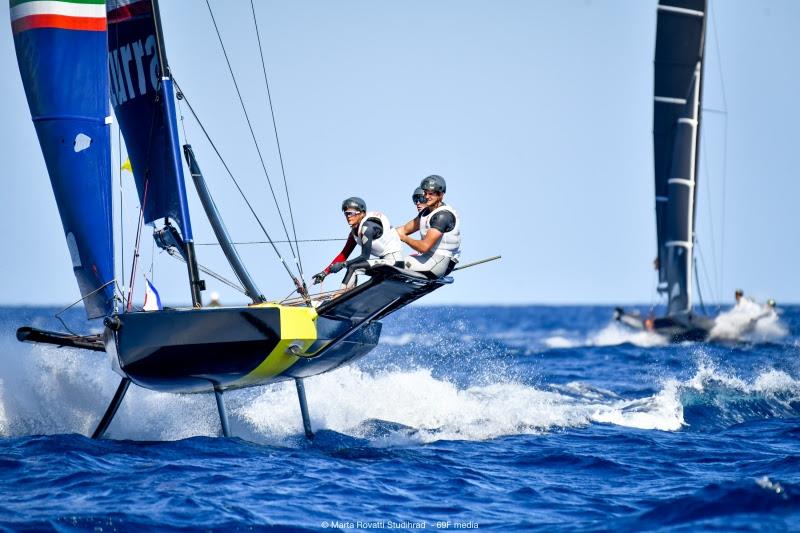 Young Azzurra prepares for the final leg of the Youth Foiling Gold Cup. - photo © Marta Rovatti Studihrad