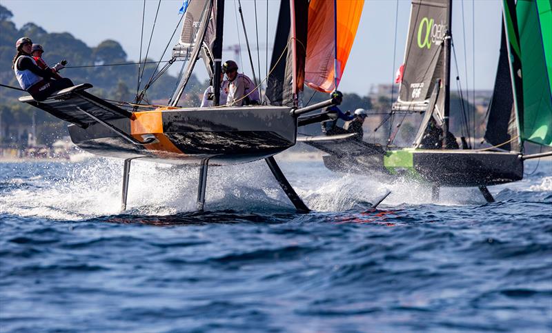 Youth Foiling Gold Cup - ACT 3 - Day 1 - photo © Sailing Energy / 69F media