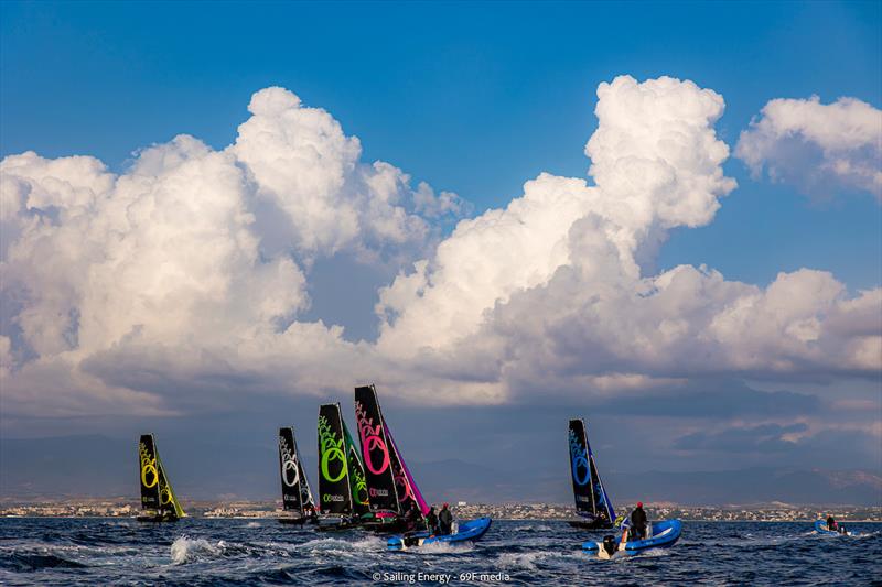 Youth Foiling Gold Cup - ACT 3 - Day 3 photo copyright Sailing Energy / 69F media taken at  and featuring the Persico 69F class