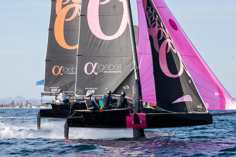 Youth Foiling Gold Cup Act 3 at Cagliari - Day 6 photo copyright 69F Media / Sailing Energy taken at  and featuring the Persico 69F class