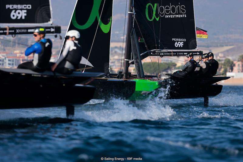 Youth Foiling Gold Cup Act 3 at Cagliari - Day 6 - photo © 69F Media / Sailing Energy
