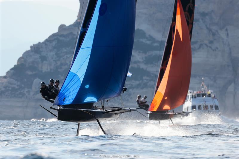 Youth Foiling Gold Cup Act 3 at Cagliari - Day 9 - photo © 69F Media / Sailing Energy