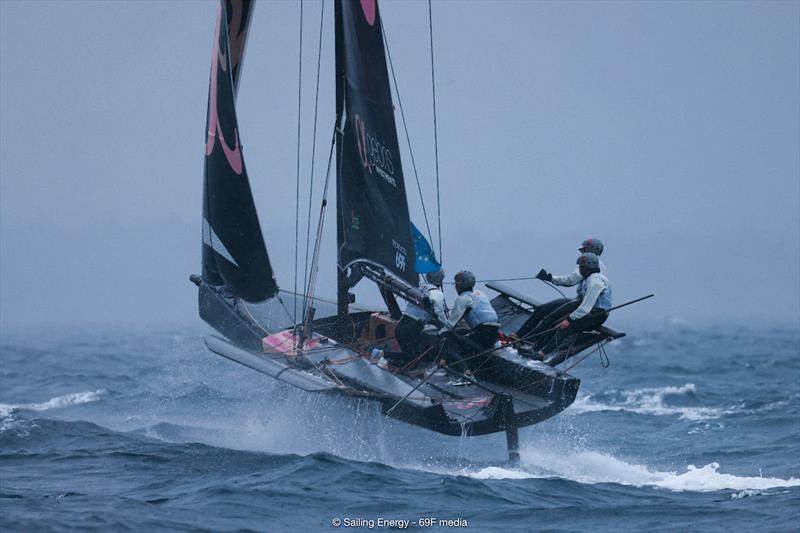 Youth Foiling Gold Cup Act 3 at Cagliari - Final Day photo copyright 69F Media / Sailing Energy taken at  and featuring the Persico 69F class