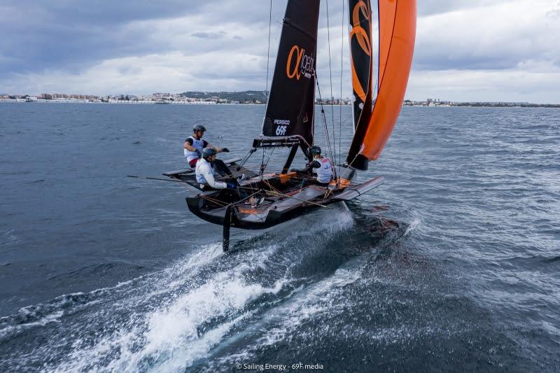 Youth Foiling Gold Cup Grand Final at Cagliari - Day 2 - photo © 69F Media / Sailing Energy