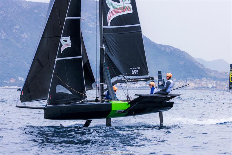 69F Pro Cup 2021 photo copyright Sailing Energy / 69F media taken at Circolo Velico Sferracavallo and featuring the Persico 69F class