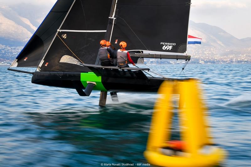 Persico 69F sailing - photo © Marta Rovatti Studihard