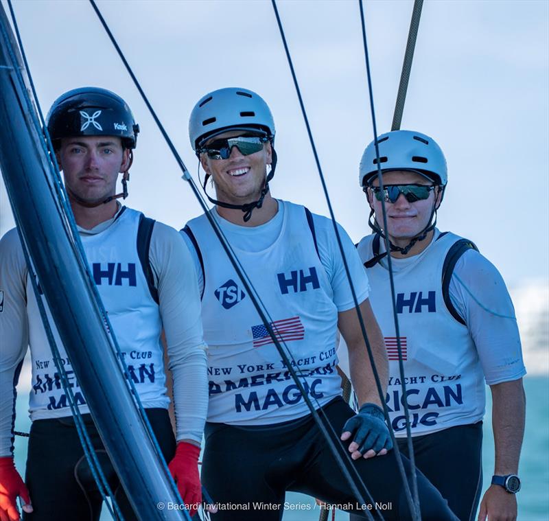 'NNYC American Magic Team 1' dominate in the 69F - Bacardi Winter Series Event 2 photo copyright Hannah Lee Noll taken at  and featuring the Persico 69F class