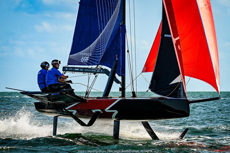 Flying Nika 47 outclass the 69F fleet with back-to-back race wins at the Bacardi Cup Invitational Regatta 2023 photo copyright Martina Orsini / Bacardi Cup taken at Coconut Grove Sailing Club and featuring the Persico 69F class