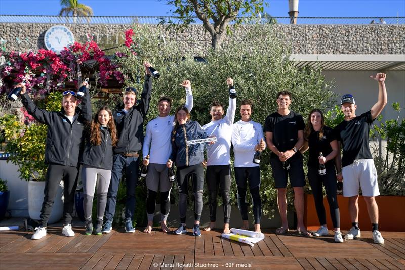 Prizegiving - 2023 69F Youth Foiling Gold Cup Grand Final - photo © Marta Rovatti Studihrad / 69F Media