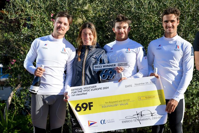 Prizegiving - 2023 69F Youth Foiling Gold Cup Grand Final - photo © Marta Rovatti Studihrad / 69F Media