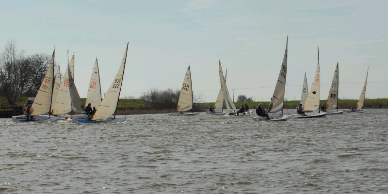 16 helms for the Phantom Eastern Travellers open at Denver photo copyright Brian Sadler taken at Denver Sailing Club and featuring the Phantom class