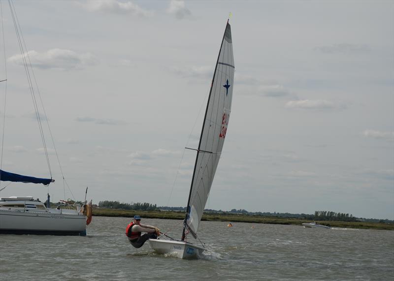 Daren Pike at the Spinlock Phantom Grand Prix at Walton and Frinton photo copyright Ron Shuttleworth taken at Walton and Frinton Yacht Club and featuring the Phantom class