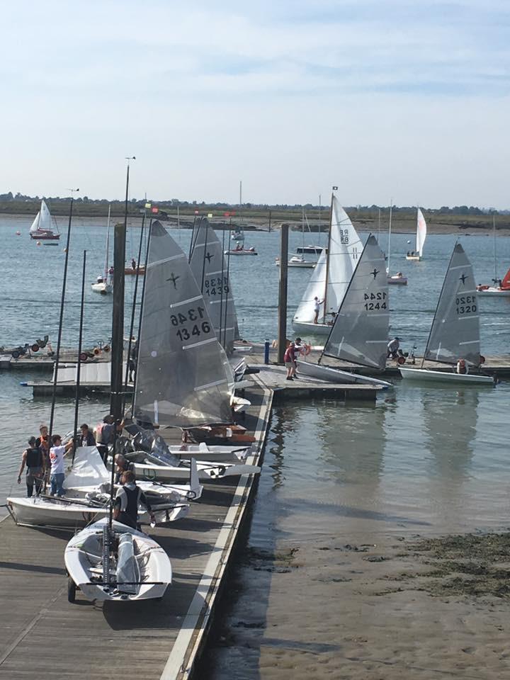 Launching during the Phantom East Coast Championship at Burnham Week photo copyright John Wayling taken at Royal Corinthian Yacht Club, Burnham and featuring the Phantom class