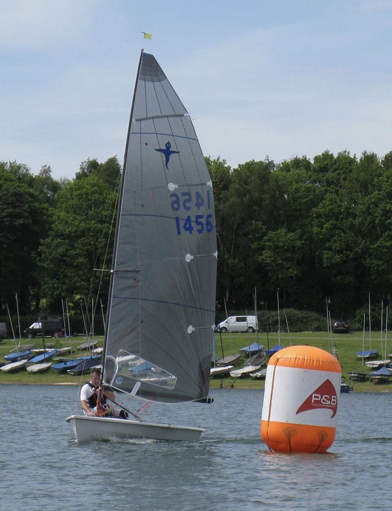 Andy Couch wins the P&B Phantom Inlands at Northampton photo copyright Rob Jackson taken at Northampton Sailing Club and featuring the Phantom class