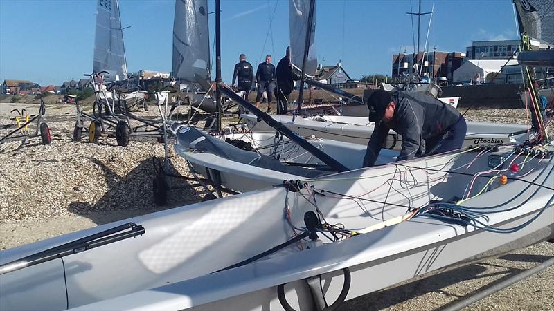 Phantom Nationals at Lee on the Solent photo copyright John Wayling taken at Lee-on-the-Solent Sailing Club and featuring the Phantom class