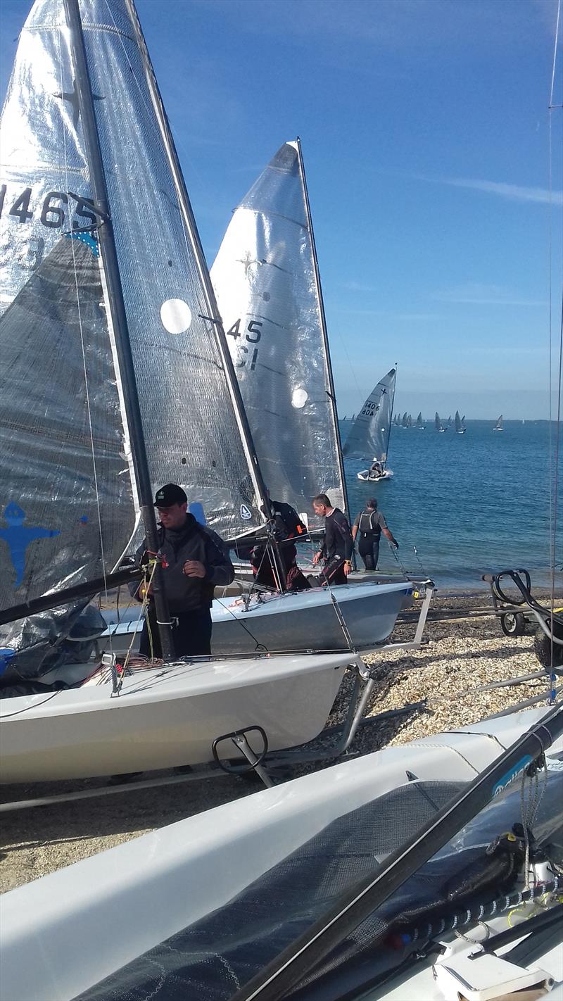 Phantom Nationals at Lee on the Solent photo copyright John Wayling taken at Lee-on-the-Solent Sailing Club and featuring the Phantom class