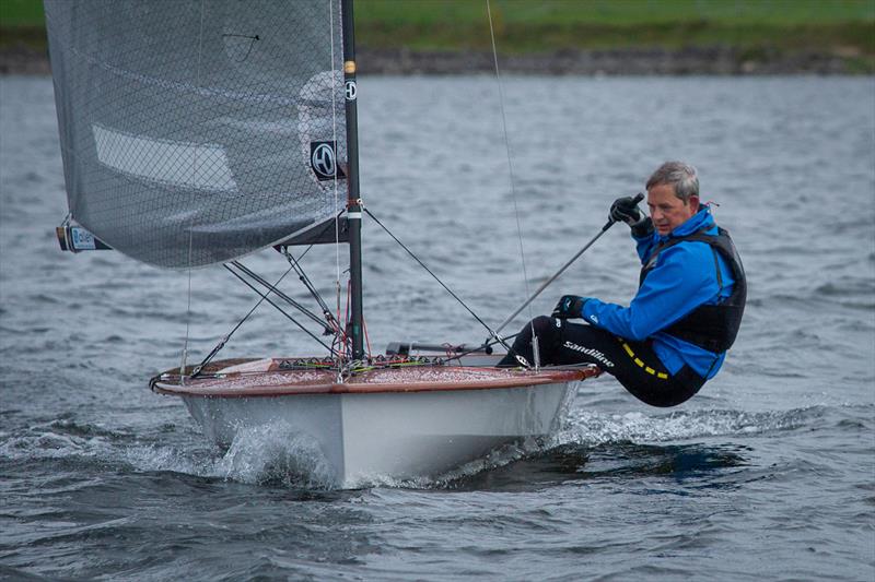 Jim Hopton during the Phantom Midlands Traveller Series 2021 finale at Burton  photo copyright Phil Base taken at Burton Sailing Club and featuring the Phantom class