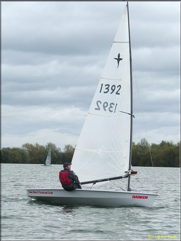 Phantoms at Burghfield in 2011 photo copyright Simon Smith taken at Burghfield Sailing Club and featuring the Phantom class