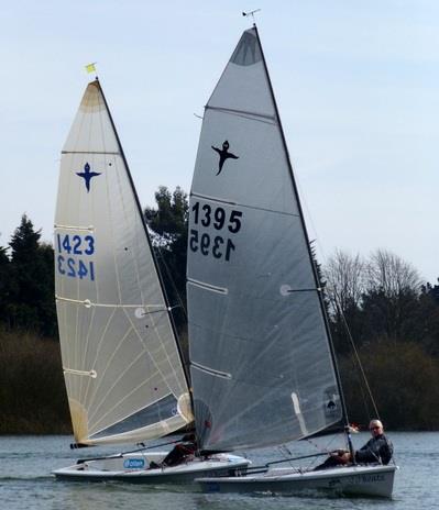 Close racing during the Phantom open at Alton Water photo copyright Phantom Class Association taken at Alton Water Sports Centre and featuring the Phantom class