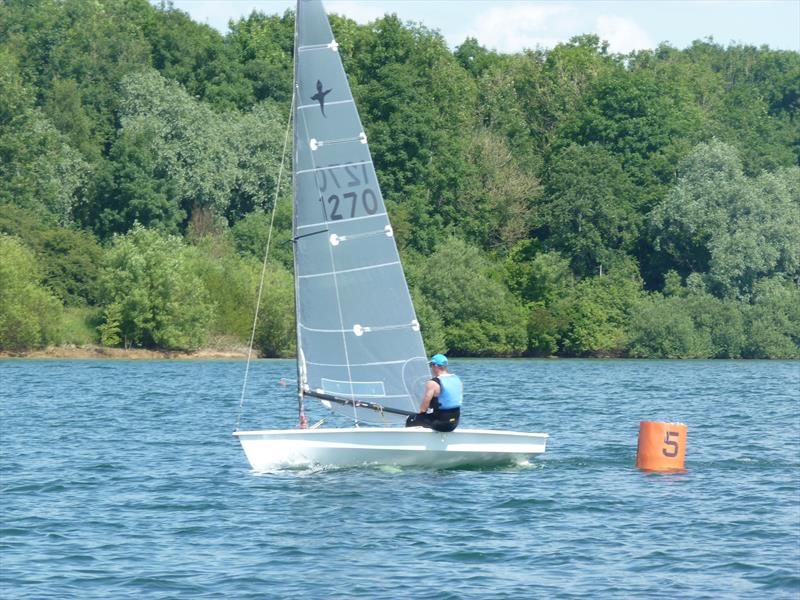 Charlie Chandler winning the Carsington Phantoms Open - photo © Carsington Sailing Club