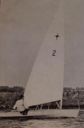 Paul Wright in Phantom no.2 at Buckenham Ferry photo copyright Miora Nash taken at Buckenham Sailing Club and featuring the Phantom class