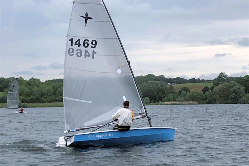 Brian Webley in the Phantom Midland Series at Northampton photo copyright Kevin Hall taken at Northampton Sailing Club and featuring the Phantom class