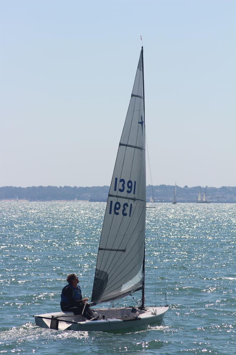 Nigel King finishes 3rd in the Lee-on-the-Solent Sailing Club Phantom Open photo copyright Kevin Clark taken at Lee-on-the-Solent Sailing Club and featuring the Phantom class
