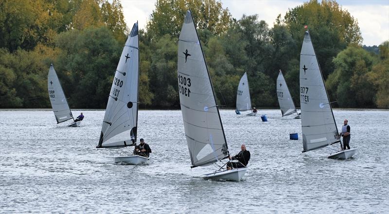 Ready for the off during the Broadwater Phantom Open photo copyright Bob West taken at Broadwater Sailing Club and featuring the Phantom class