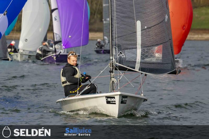 Seldén SailJuice Winter Series: Richard Nurse during the Fernhurst Books Draycote Dash photo copyright Tim Olin / www.olinphoto.co.uk taken at Draycote Water Sailing Club and featuring the Phantom class