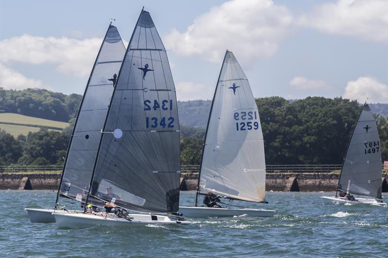 Final race during the CoastWaterSports Starcross Phantom  photo copyright Richard Fryer taken at Starcross Yacht Club and featuring the Phantom class