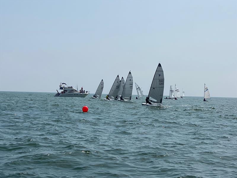 Race start during the Downs Phantom Open photo copyright Jeremy Blackman taken at Downs Sailing Club and featuring the Phantom class