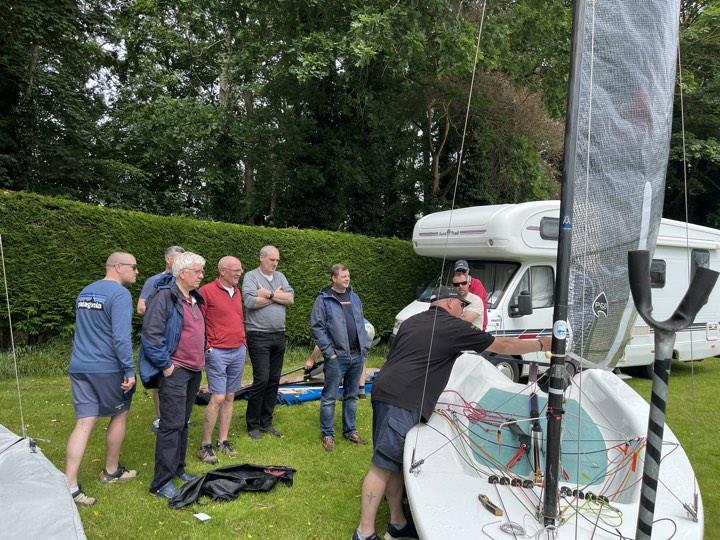 Training day ahead of the Phantom Inlands and Midland Super Series at Northampton photo copyright Mike Webster taken at Northampton Sailing Club and featuring the Phantom class