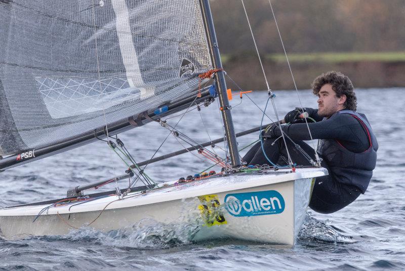 Jake Willars hiking out in his Phantom at Notts County Sailing Club County Cooler - photo © David Eberlin