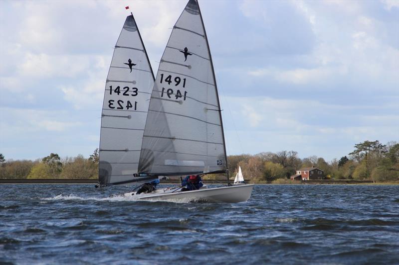 Chris and Jez during the HD Sails Phantom South-East Series at Bough Beech photo copyright Sarah Seddon taken at Bough Beech Sailing Club and featuring the Phantom class