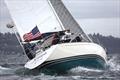 Robert Nettleton's C&C 37 Xocomil gets after it in the Tacoma Yacht Club's WInter Vashon race © Robert Nettleton collection