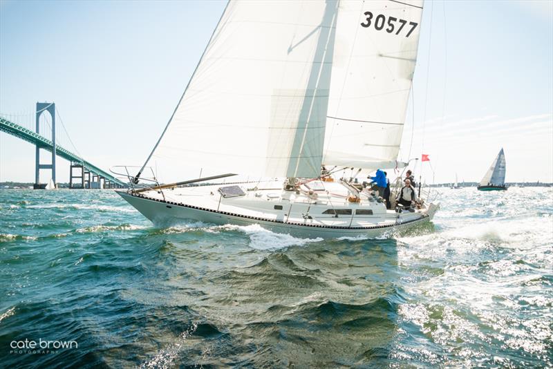 Conanicut Yacht Club Around the Island Race photo copyright Cate Brown Photography taken at Conanicut Yacht Club and featuring the PHRF class