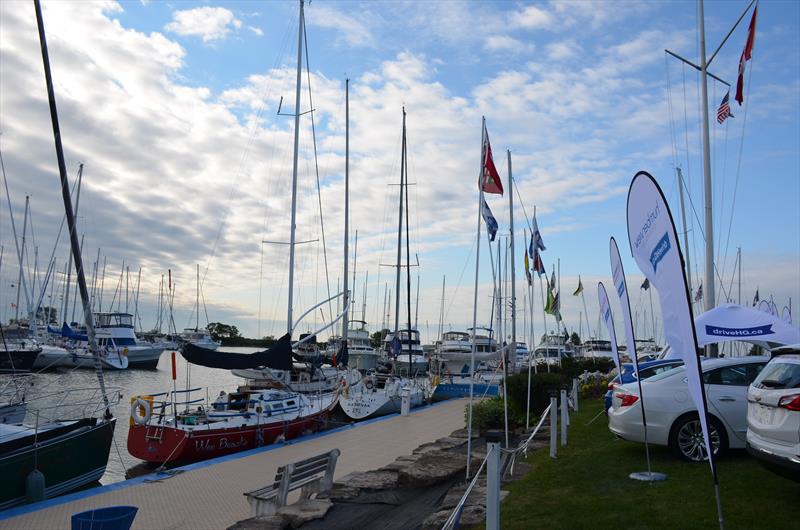 All is quiet before the racing begins at the Lake Ontario 300 Challenge photo copyright Parker Media Management taken at Port Credit Yacht Club and featuring the PHRF class