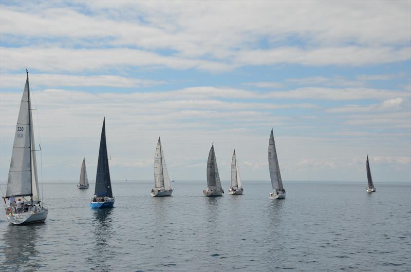 Light airs and strong competition make for cerebral sailing at the Lake Ontario 300 Challenge photo copyright Steve Singer taken at Port Credit Yacht Club and featuring the PHRF class