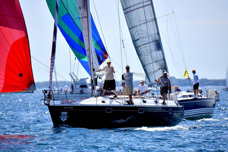 Racecourse action at the start of the 2019 Bayview Mackinac Race photo copyright Images courtesy of Martin Chumiecki/Element Photography taken at Bayview Yacht Club and featuring the PHRF class