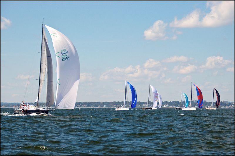 PHRF class in the 2020 Stamford Vineyard Race photo copyright Rick Bannerot / ontheflyphoto.net taken at Stamford Yacht Club and featuring the PHRF class