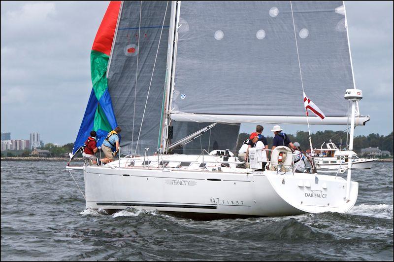 PHRF 8 winner Tenacity in the 2020 Denmark Race at Stamford photo copyright Rick Bannerot / ontheflyphoto.net taken at Stamford Yacht Club and featuring the PHRF class