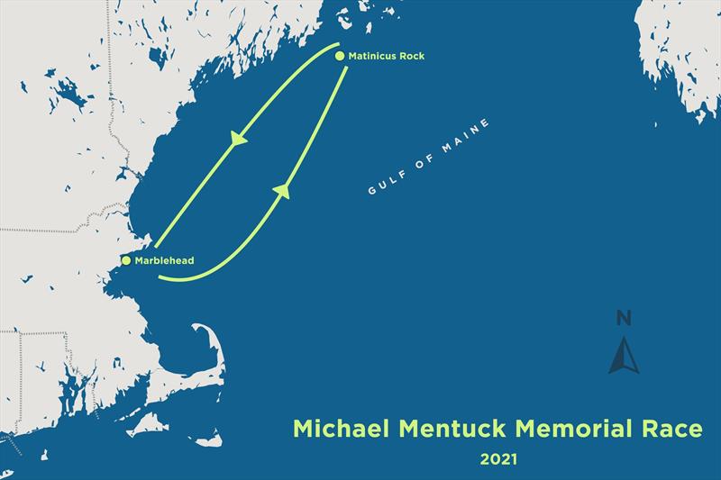 The 2021 Michael A. Mentuck Memorial Ocean Race will deliver 253 nautical miles of offshore racing that will unfurl south of the Canadian border photo copyright Mentuck Memorial Race  taken at Boston Yacht Club and featuring the PHRF class