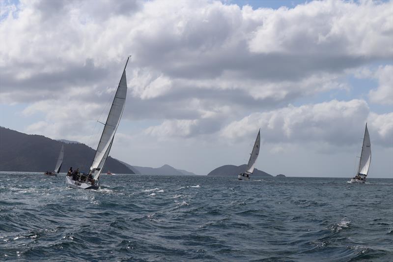 Close for minor placings nearing end of Blumine Is fun race 25 Sep 21 - Versatile Series - Waikawa BC photo copyright Waikawa BC taken at Waikawa Boating Club and featuring the PHRF class