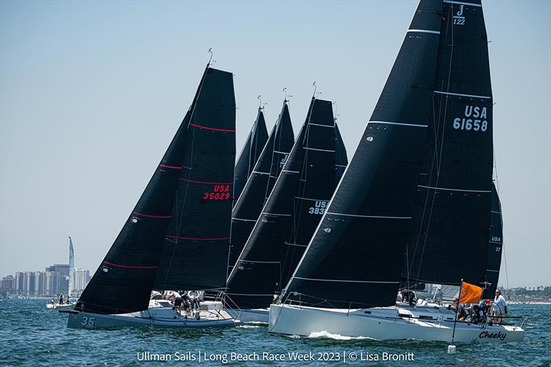 Ullman Sails Long Beach Race Week photo copyright Lisa Bronitt taken at Alamitos Bay Yacht Club and featuring the PHRF class