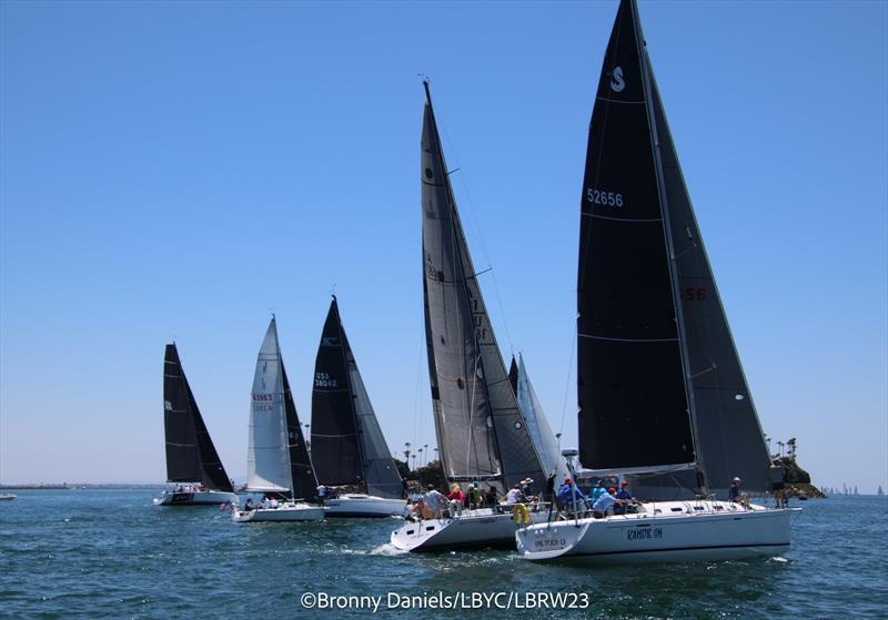 Ullman Long Beach Race Week 2023, final day photo copyright Bronny Daniels taken at Long Beach Yacht Club and featuring the PHRF class