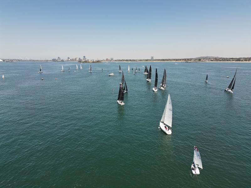 Charlie Course - Ullman Long Beach Race Week 2023, final day photo copyright Long Beach Yacht Club taken at Long Beach Yacht Club and featuring the PHRF class