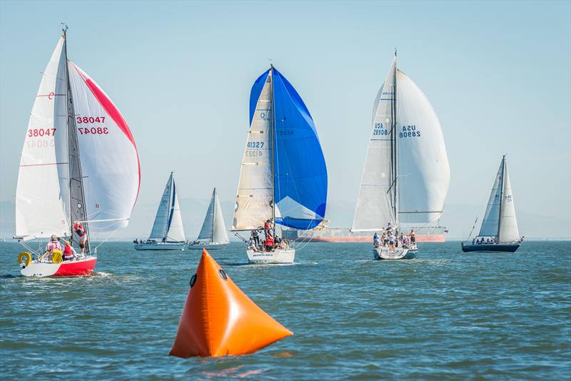 Racecourse action at the Red Bra Regatta photo copyright Images courtesy of the Red Bra Regatta taken at South Beach Yacht Club and featuring the PHRF class