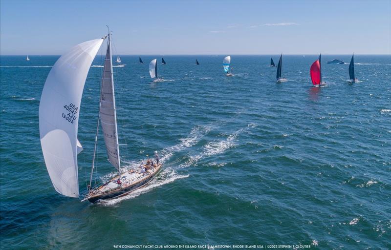 96th Conanicut Yacht Club Around the Island Race photo copyright Stephen R Cloutier taken at Conanicut Yacht Club and featuring the PHRF class